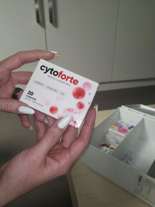 remède pour le traitement rapide de la cystite Cyto Forte - expérience personnelle d'utilisation
